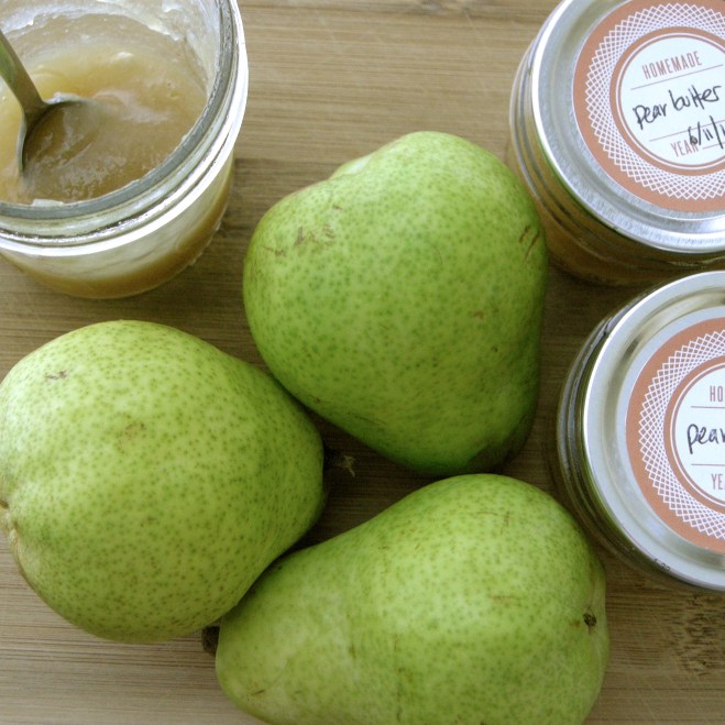 pears, green, pear butter