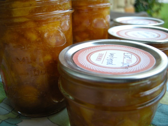 peach jam & a thank you | aneelee.wordpress.com